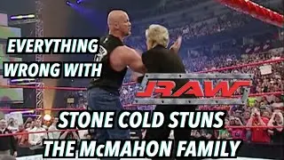 Everything Wrong With WWE Raw: STONE COLD STUNS THE McMAHON FAMILY