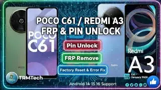 Poco C61 Redmi A3 FRP Remove & Pattern Unlock UMT Tool 2026