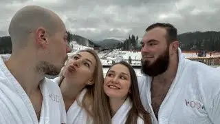 Три города за 4 дня, попали в локдаун. Novikov Oleksii - первый опыт на лыжах- я в шоке!