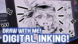 Inking in Clip Studio Paint!