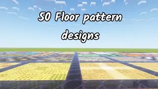 50 Minecraft Floor Patterns You NEED to Try! (Easy & Aesthetic)