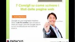 Come fare a scrivere titoli ottimizzati per le pagine web
