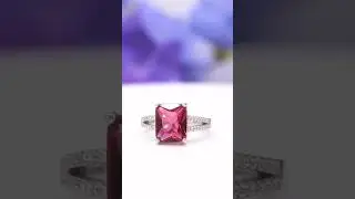 Custom Ruby and diamond ring by ATL Custom Jewelers #customjewelry #diamond #jewelry