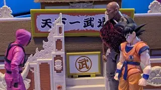 Pink vs The Rock (a stop motion fight)