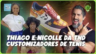 Thiago e Nicolle da TND Sneakers  - Customizador oficial de tênis do Marcos Mion