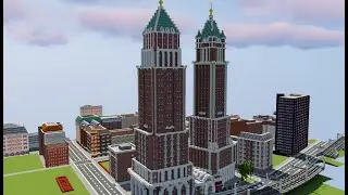 Twin Skyscrapers | Minecraft Timelapse
