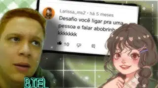➡️quando um YouTuber descidi responder seu comentário em um vídeo;-; né 