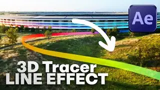 Animated 3D Line Tracer Effect | After Effects Tutorial