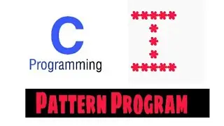 Pattern programs|Printing stars"*" in C shape|Alphabet C in pattern using for loop in c|Star pattern