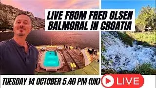 LIVE from Fred Olsen Balmoral in Croatia with Travel Blog Jamie