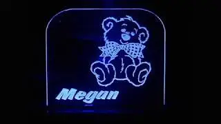 LED Child light for acrylic cut out