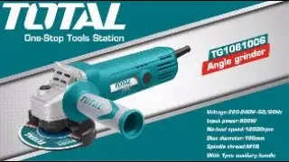 TOTAL Angle grinder TG1081006