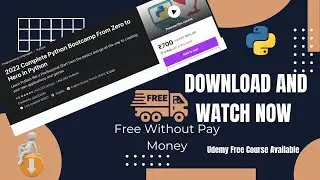 Python From Zero to Hero Course Download Free | Udemy Python Course Download | Programmer Mamit