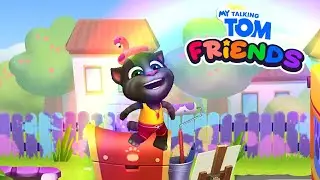 My Talking Tom Friends New Bus Paint Update Gameplay Walkthrough Episode 216