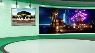 Islamic Virtual Studio Set, Islamic TV Studio, Studio Background, 