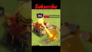 Haaland King vs All Heroes & Giga Inferno 16 - Clash Of Clans #coc #clashofclans #shorts