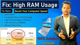 RAM usage high MEMORY  | computer very slow :fix now
