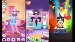 Level 333 👉 Talking Angela 2 & Talking Angela & Talking Tom 😍