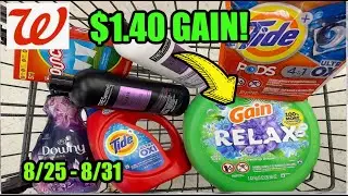 WALGREENS DEALS THRU 8/31 | ***$1.40 BIG Gain/Tide & More!