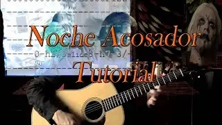 noche acosador tutorial John 5 Guitar Cover Guitarra tabs #38