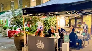 Friday Night London Walk on Waterloo’s Lower Marsh, July 2021 [4K HDR]