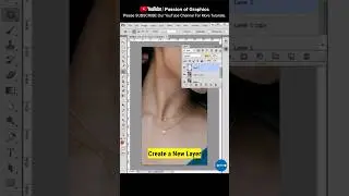 Remove Necklace in Photoshop #shorts #photoshop