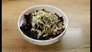 🥗🤩ВИТАМИННЫЙ САЛАТ из СВЕКЛЫ,ГРЕЦКИХ ОРЕХОВ и ЧЕРНОСЛИВА /готовим с Julia home 