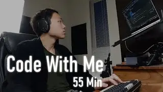 Study and Code With Me (55 min) - No Music / College Student / Mechanical Keyboard