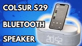 COLSUR Bluetooth Speaker and Wireless Charger Unboxing and First Impression.