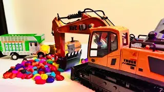 Crazy 13 Channel RC Excavator Unboxing & Test | Realistic 