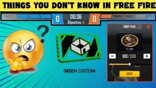 Things You Don't Know In Free Fire | Green Custom Card | @TARZANGAMINGFF