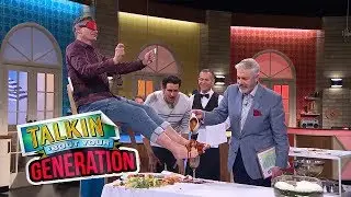 Hughesy and Robyn must identify food using their bare feet  | Talkin’ ‘Bout Your Generation