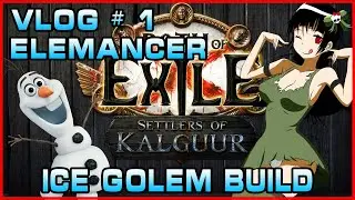 POE | 10X Ice Golemancer Build | 2X Replica Cold Iron Point | Settlers of Kalgur 