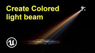 How to create colored lights in Unreal Engine 5