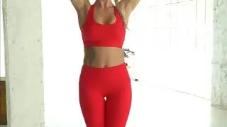 Mesh Design Red Yoga Clothes Customized | Private Label Services