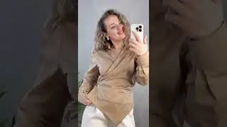 Рубашка на запах с широким размерным рядом