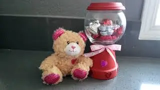 vase para poner chocolates de san valentin