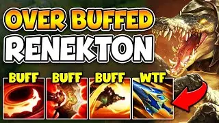 RIOT JUST OVER BUFFED RENEKTON AND IT'S 100% AMAZING! (HE'S BROKEN NOW)