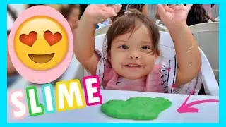 EU FIZ A SLIME PERFEITA!  - Primeira vez