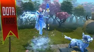 Frost Avalanche Crystal Maiden Arcana custom animation preview Dota 2