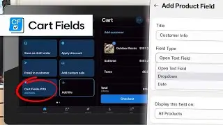 CartFields Shopify POS App - Add Custom Fields for POS Checkout