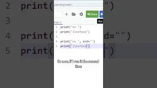Python: How to print without linefeeds 🐍