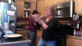 My hostgrandma dances to baby!