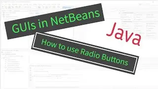 Java - NetBeans: How to use RadioButtons