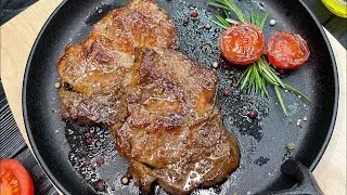 Сочное и нежное мясо на сковороде