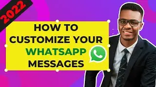 How to CUSTOMIZE Whatsapp LINK with Messages (2022) to get Free Leads and Traffic