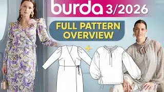 Burda 3/2026 — Technical Drawings of All Patterns | Full Magazine Overview 
