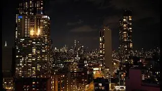 NYC Traffic Ambience at Night | 4 Hours of City Sounds & Sirens | Soothing White Noise 4K