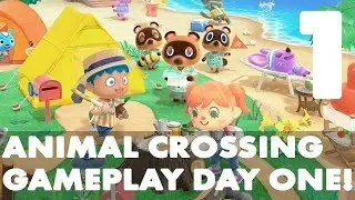 Animal Crossing New Horizons Introduction Gameplay Part 1
