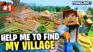Help Me To Find My Village In Minecraft .. #minecraft #fominggaming